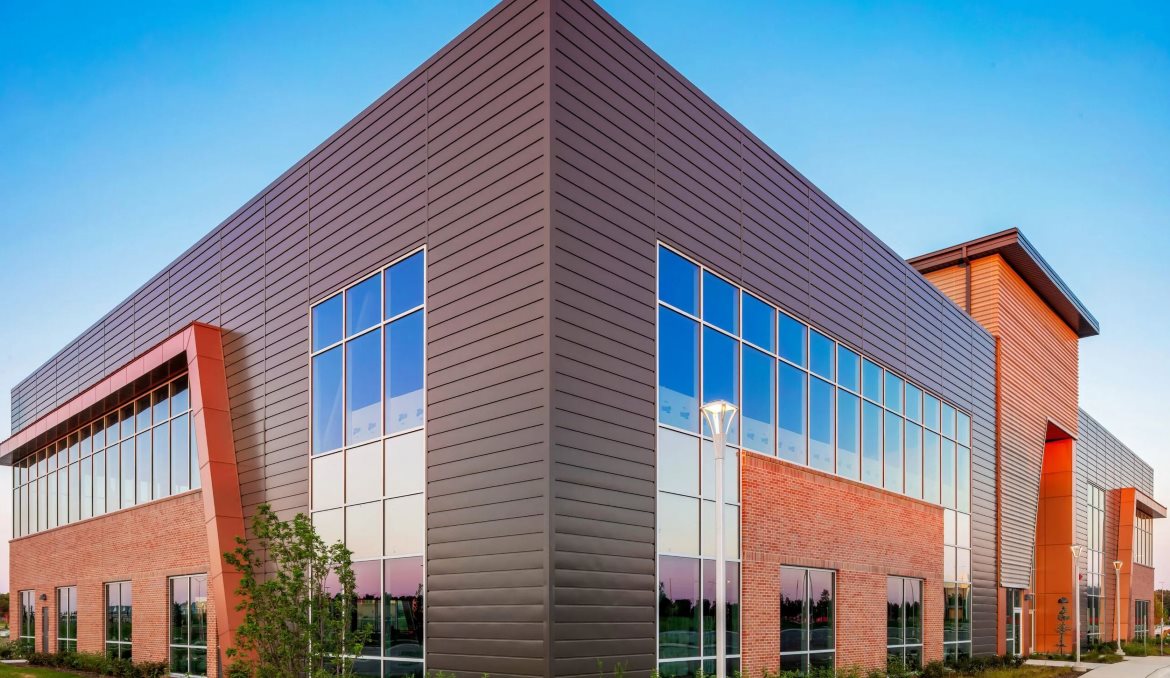 Metal Wall Panels Create Smart Look For a Smart Factory Building